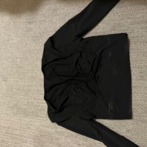 Zara Black Long Sleeve Top